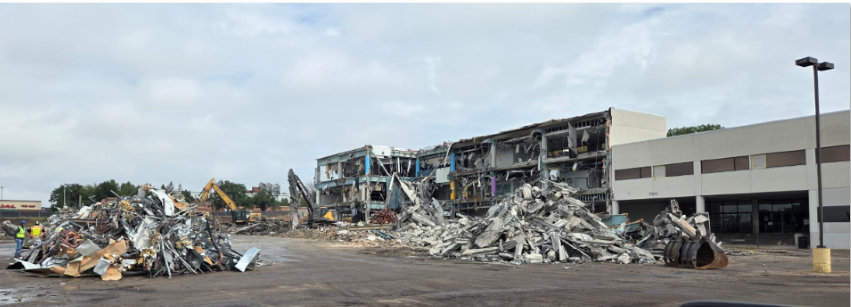 Momentum builds at Southdale Library demolition site | Learn more